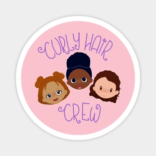 Curly Hair Crew Magnet